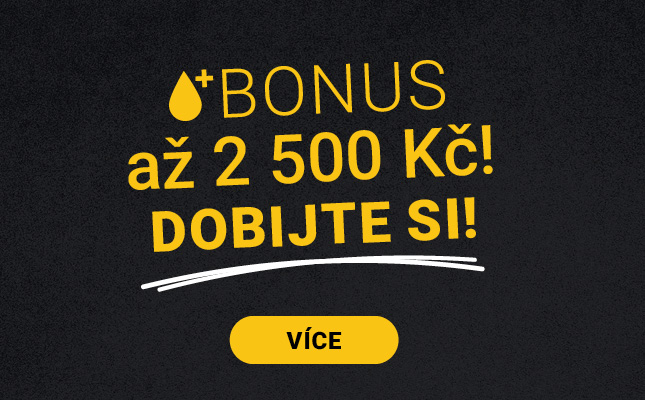 Podzimní dobíječka: bonus až 2 500 Kč
